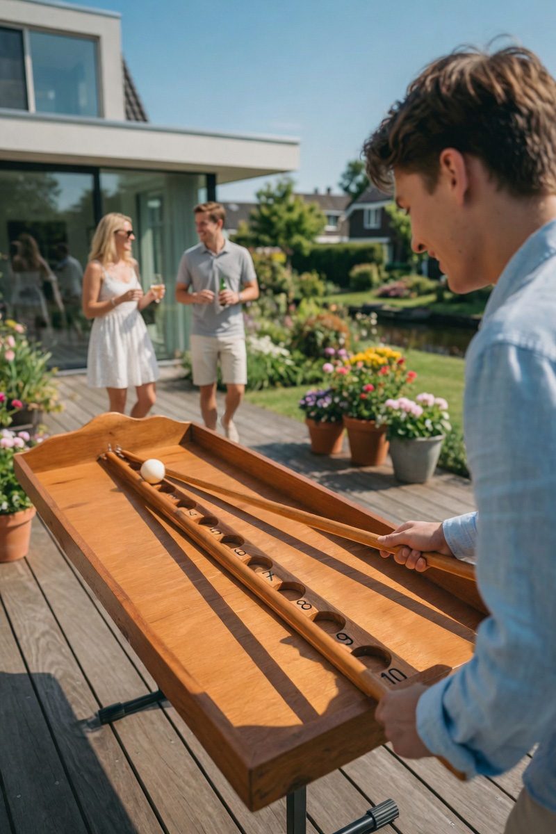 trekbiljart-jongen-achtertuin